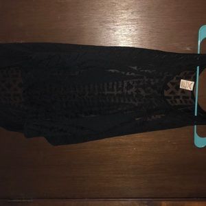 black see through pattern coverup